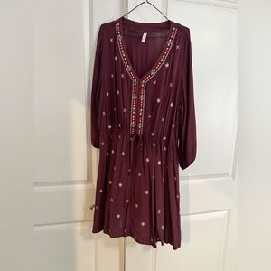 Flowy Embroidered Dress